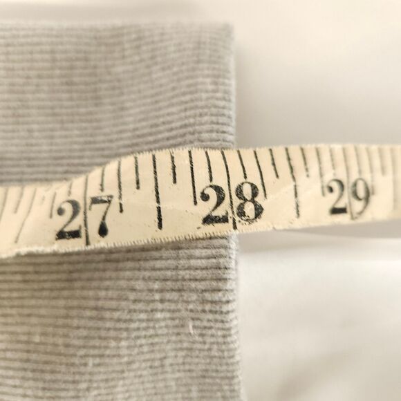 Duluth Trading Womens Medium Gray Ooh-La-Loop V Neck French Terry Tunic Pockets - Picture 5 of 6